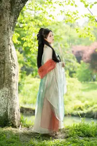 Xi Gua's Graceful Hanfu Elegance | YiTuYu Vol.8558 Collection-10