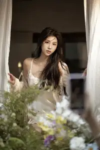 Etsuko's Enchanting Serenity: YiTuYu Vol.8580 Lace Nightwear in Soft Light.-8