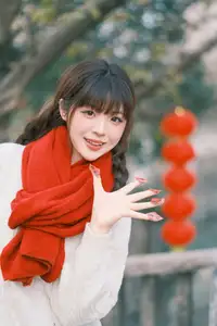 YiTuYu Vol.8562: Sai Xi Xi Li Ma Radiates Festive Charm in Warm Winter Style-22