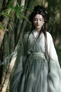 Yi Zhi Mu Yao Yao: Elegant Swordswoman in Bamboo Forest - YiTuYu Vol.8559 Art Language-12