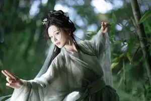 Yi Zhi Mu Yao Yao: Elegant Swordswoman in Bamboo Forest - YiTuYu Vol.8559 Art Language-13