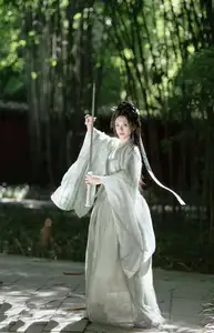 Yi Zhi Mu Yao Yao: Elegant Swordswoman in Bamboo Forest - YiTuYu Vol.8559 Art Language-1