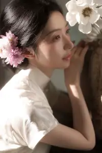 YiTuYu Vol.8655: Fen Mian Gu Niang – Timeless Elegance in Classic Qipao. Discover Asian Beauty and Grace.-5