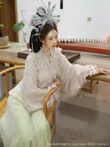 XiuRen No.10736: Li Shuang Er's Ancient Charm & Mesmerizing Guzheng Melody-12