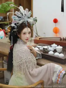 XiuRen No.10736: Li Shuang Er's Ancient Charm & Mesmerizing Guzheng Melody-16