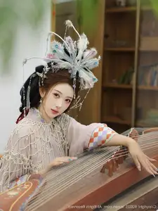 XiuRen No.10736: Li Shuang Er's Ancient Charm & Mesmerizing Guzheng Melody-34
