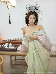 XiuRen No.10736: Li Shuang Er's Ancient Charm & Mesmerizing Guzheng Melody-21