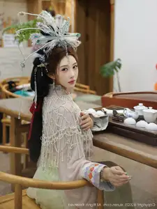 XiuRen No.10736: Li Shuang Er's Ancient Charm & Mesmerizing Guzheng Melody-6