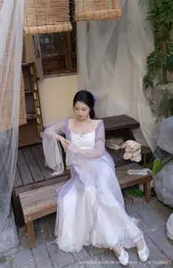 Discover Yu Zi Jiang Fish's Ethereal Beauty in XiuRen No.10737 Traditional Attire. Explore Asian Grace and Charm!-12