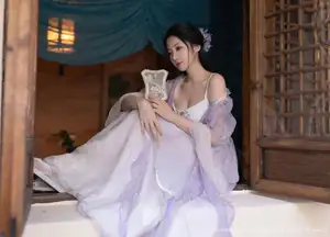 Discover Yu Zi Jiang Fish's Ethereal Beauty in XiuRen No.10737 Traditional Attire. Explore Asian Grace and Charm!-34