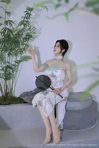 XiuRen No.10694 A Yi Sha: Captivating Oriental Elegance in a Stunning Dress-36