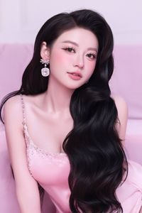 Hot Girl Celebrates Sweet Birthday, Flaunts Glamorous Long Legs in Pink Dress-1