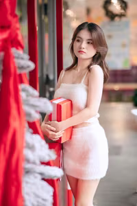 XVG No.39: Cozy Christmas Girl: Discovering Festive Beauty and Sweet Surprises.-4