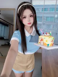 Sweet Charm of Coser Hina Jiao in "Cake Salesperson" Photoshoot Part02-3