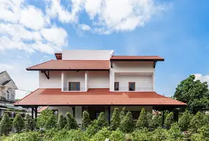 Explore Modern Tiled Roof House: Traditional charm meets green living, ideal architecture for a peaceful retirement.-6