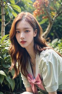 AI Generated Chaebol's Daughter Part03: Realistic Beauty Portrait in Nature-12