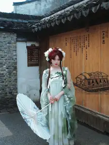 Bao Han Helia Transforms into a Fairy in Ancient Chinese Town: A Mesmerizing Hanfu Photoshoot-9