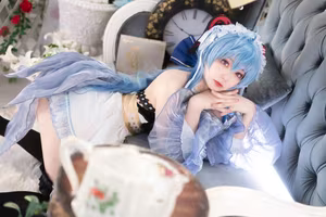 Coser ajiki Transforms into Ganyu Genshin Impact: Exquisite Beauty & Allure-23