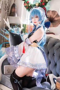 Coser ajiki Transforms into Ganyu Genshin Impact: Exquisite Beauty & Allure-10