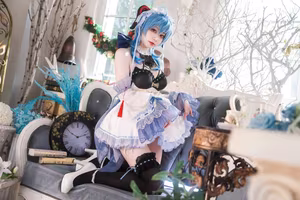 Coser ajiki Transforms into Ganyu Genshin Impact: Exquisite Beauty & Allure-19