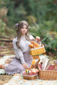 Coser Yuuhui: Gentle Muse in Spring Outing Part01 – Enchanting Beauty-2