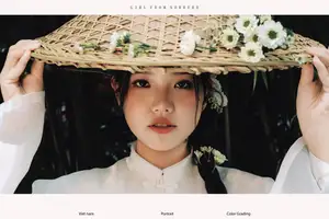 VGU No.186: Discover the Serene East Asian Beauty with White Flowers – A Captivating Traditional Charm-6