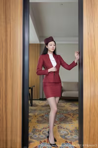 XiuRen No10333 An Ran Captivating Stewardess Attire Unique Photo Collection-7