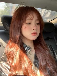 Charming Pretty Girl with Chestnut Brown Hair and Wispy Bangs - Cute Girl Photo-10