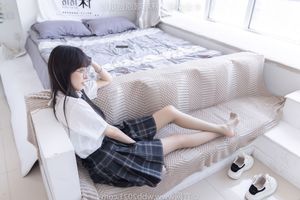 BoBoSocks No.541 Zhiyu Young Female Student in Chic JK Uniform White Sneakers Asian Fashion Icon-42