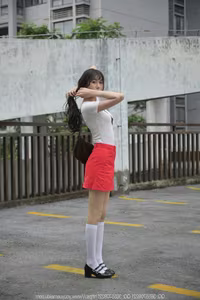 IESS SXJ No.2055: Tuan Tuan - Natural Charm of Chinese Model in Youthful Urban Style-15