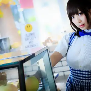 Moe Iori: Charming Cafe Girl in 'Monday's Girl' Part02-48