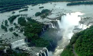 Admire Iguazu National Park: Incredible majestic Devil's Throat Falls scene at Brazil - Argentina border-5