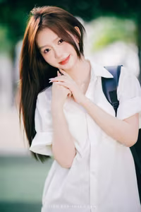 XVG No.36: Young Woman with Camera: Capturing Youthful Charm & Natural Style-10