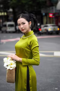 VGU No.41: Elegant Vietnamese Ao Dai Beauty Timeless Charm of Asian Women-3