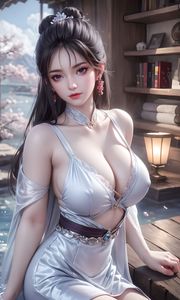 AI Generated Jian Lai Ruan Xiu Xiao Pa Cai: Cherry Blossom Serenity 0057-4341035951-8