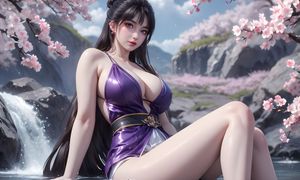 AI Generated Jian Lai Ruan Xiu Xiao Pa Cai: Cherry Blossom Serenity 0057-4341035951-6