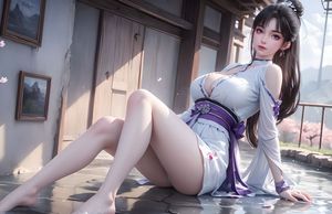 AI Generated Jian Lai Ruan Xiu Xiao Pa Cai: Cherry Blossom Serenity 0057-4341035951-10