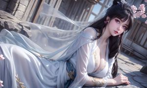 AI Generated Jian Lai Ruan Xiu Xiao Pa Cai: Cherry Blossom Serenity 0057-4341035951-2