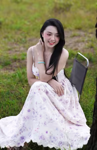 VGU No.39: Serene Moment A Young Woman Embraces Vietnam's Lush Natural Landscape-2