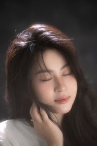 Artistic Portrait: Serene Beauty of a Woman 1000019799-1