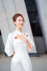 Hoang Khanh Ly 'Hot Girl at Boarding House': Pure Vietnamese Beauty Graces National Day 2/9-8