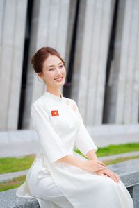 Hoang Khanh Ly 'Hot Girl at Boarding House': Pure Vietnamese Beauty Graces National Day 2/9-0