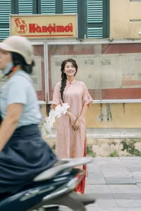 XVG No.26: Elegant Vietnamese Girl with a Charming Smile and White Orchids-25