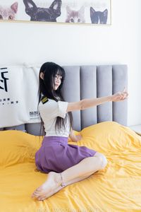 BoBoSocks No.538: Elegant Chinese Model in Mini Skirt, High Heels, and Crystal Socks-15