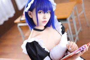 Coser G44 Bu Hui Shou Shang: Enchanting Maid Cosplay - Feng Yu Ling in Classroom-4