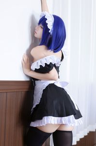 Coser G44 Bu Hui Shou Shang: Enchanting Maid Cosplay - Feng Yu Ling in Classroom-1