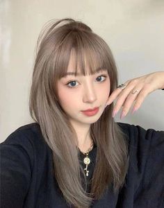 Korean Brown Hair Color Enhancing Skin Tone for Beautiful Girls Easy to Style-11