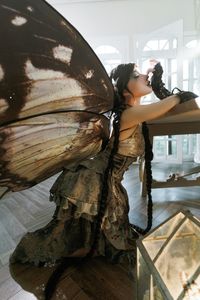 Discover Coser Chunmomo's Enchanting Dead Leaf Butterfly Cosplay: A Mystical Transformation.-2