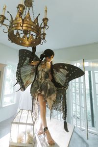 Discover Coser Chunmomo's Enchanting Dead Leaf Butterfly Cosplay: A Mystical Transformation.-3