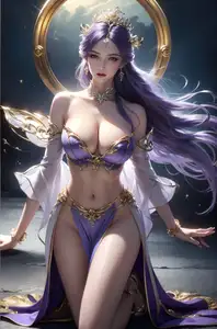 AI Generated: Goddess, Divine Beauty of Heavenly Palace | Part02-16